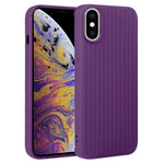 Custodia per telefono in silicone con trama intrecciata, For iPhone XS Max, For iPhone SE 2022 / SE 2020 / 7 / 8
