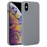 Custodia per telefono in silicone con trama intrecciata, For iPhone XS Max, For iPhone SE 2022 / SE 2020 / 7 / 8