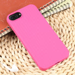 Custodia per telefono in silicone con trama intrecciata, For iPhone 7 Plus / 8 Plus