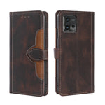 Custodia per telefono in pelle con fibbia magnetica Skin Feel, For Motorola Moto G72 4G, For vivo V25 Pro 5G, For Xiaomi Redmi Note 12 China, For Xiaomi Redmi Note 12 Pro 5G China, For Xiaomi Redmi Note 12 Pro+ China, For Xiaomi Redmi A1+ 4G