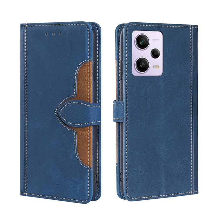 Custodia per telefono in pelle con fibbia magnetica Skin Feel, For Motorola Moto G72 4G, For vivo V25 Pro 5G, For Xiaomi Redmi Note 12 China, For Xiaomi Redmi Note 12 Pro 5G China, For Xiaomi Redmi Note 12 Pro+ China, For Xiaomi Redmi A1+ 4G