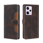 Custodia per telefono in pelle con fibbia magnetica Skin Feel, For Motorola Moto G72 4G, For vivo V25 Pro 5G, For Xiaomi Redmi Note 12 China, For Xiaomi Redmi Note 12 Pro 5G China, For Xiaomi Redmi Note 12 Pro+ China, For Xiaomi Redmi A1+ 4G