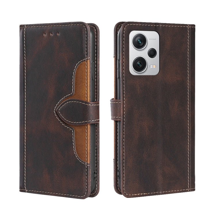 Custodia per telefono in pelle con fibbia magnetica Skin Feel, For Motorola Moto G72 4G, For vivo V25 Pro 5G, For Xiaomi Redmi Note 12 China, For Xiaomi Redmi Note 12 Pro 5G China, For Xiaomi Redmi Note 12 Pro+ China, For Xiaomi Redmi A1+ 4G