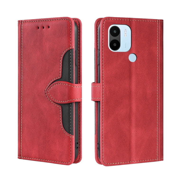 Custodia per telefono in pelle con fibbia magnetica Skin Feel, For Motorola Moto G72 4G, For vivo V25 Pro 5G, For Xiaomi Redmi Note 12 China, For Xiaomi Redmi Note 12 Pro 5G China, For Xiaomi Redmi Note 12 Pro+ China, For Xiaomi Redmi A1+ 4G