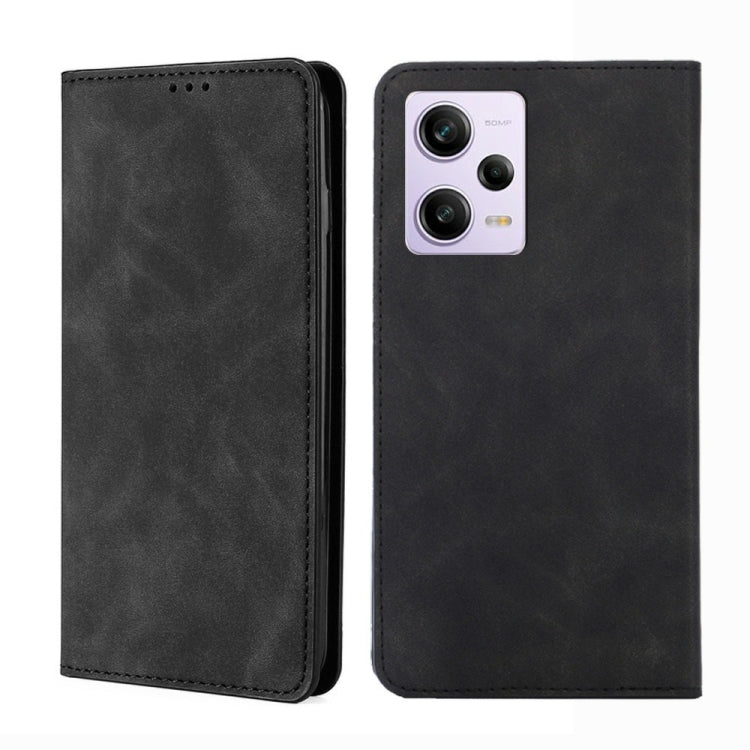 Custodia per telefono in pelle con vibrazione orizzontale magnetica Skin Feel, For Motorola Moto G72 4G, For vivo V25 Pro 5G, For Xiaomi Redmi Note 12 China, For Xiaomi Redmi Note 12 Pro 5G China, For Xiaomi Redmi Note 12 Pro+ China