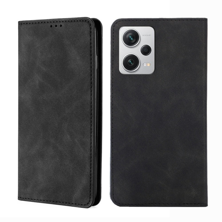 Custodia per telefono in pelle con vibrazione orizzontale magnetica Skin Feel, For Motorola Moto G72 4G, For vivo V25 Pro 5G, For Xiaomi Redmi Note 12 China, For Xiaomi Redmi Note 12 Pro 5G China, For Xiaomi Redmi Note 12 Pro+ China