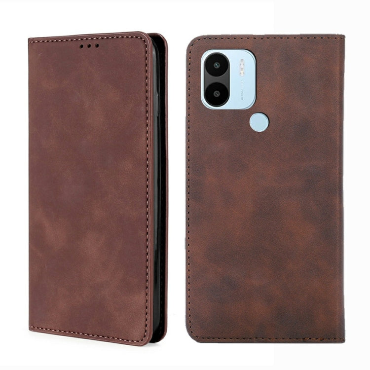 Custodia per telefono in pelle con vibrazione orizzontale magnetica Skin Feel, For Xiaomi Redmi A1+ 4G, For Xiaomi Redmi Note 11 SE India / Poco M5S 4G, For Samsung Galaxy A14 5G