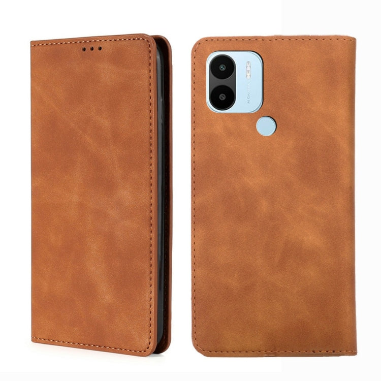 Custodia per telefono in pelle con vibrazione orizzontale magnetica Skin Feel, For Xiaomi Redmi A1+ 4G, For Xiaomi Redmi Note 11 SE India / Poco M5S 4G, For Samsung Galaxy A14 5G