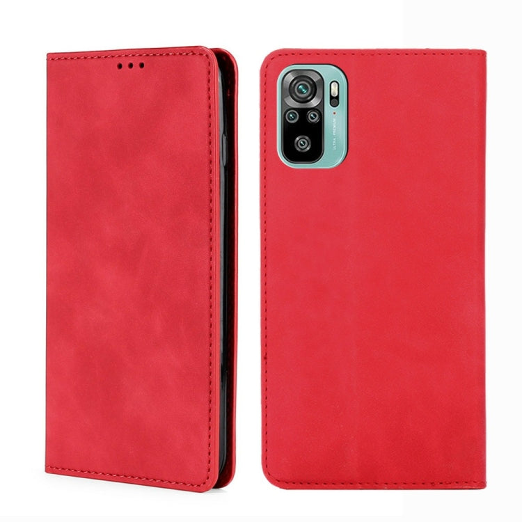 Custodia per telefono in pelle con vibrazione orizzontale magnetica Skin Feel, For Xiaomi Redmi A1+ 4G, For Xiaomi Redmi Note 11 SE India / Poco M5S 4G, For Samsung Galaxy A14 5G