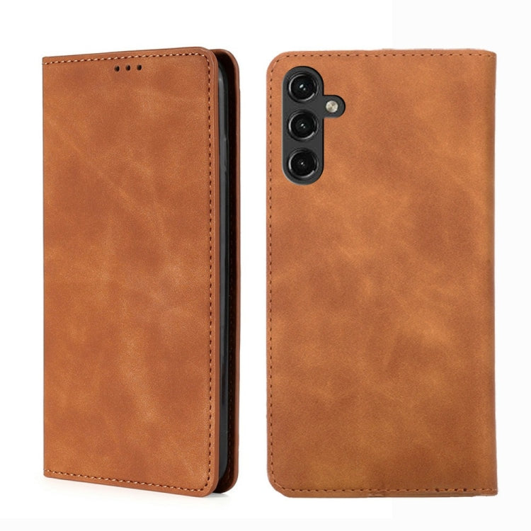 Custodia per telefono in pelle con vibrazione orizzontale magnetica Skin Feel, For Xiaomi Redmi A1+ 4G, For Xiaomi Redmi Note 11 SE India / Poco M5S 4G, For Samsung Galaxy A14 5G