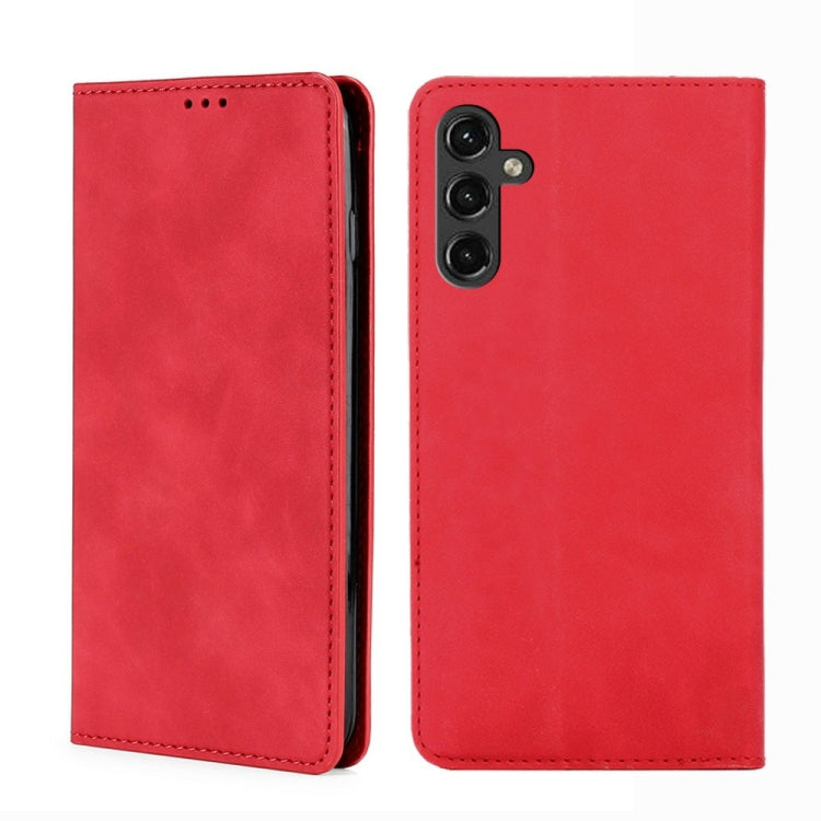 Custodia per telefono in pelle con vibrazione orizzontale magnetica Skin Feel, For Xiaomi Redmi A1+ 4G, For Xiaomi Redmi Note 11 SE India / Poco M5S 4G, For Samsung Galaxy A14 5G