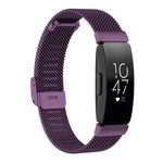 Cinturino per orologio con cinturino da polso in maglia metallica in acciaio inossidabile per Fitbit Inspire / Inspire HR / Ace 2, Size: S, Size: L