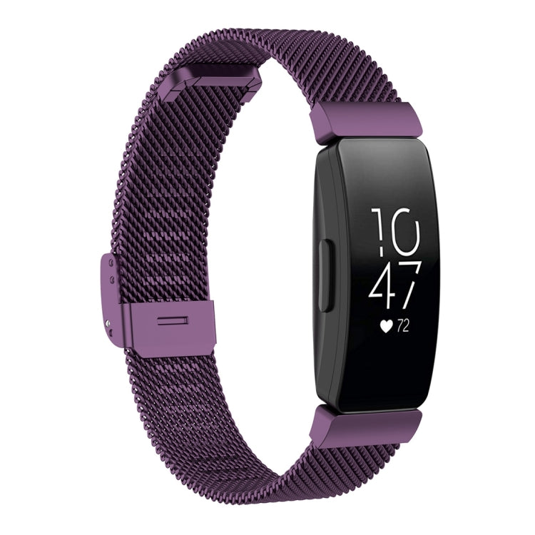 Cinturino per orologio con cinturino da polso in maglia metallica in acciaio inossidabile per Fitbit Inspire / Inspire HR / Ace 2, Size: S, Size: L