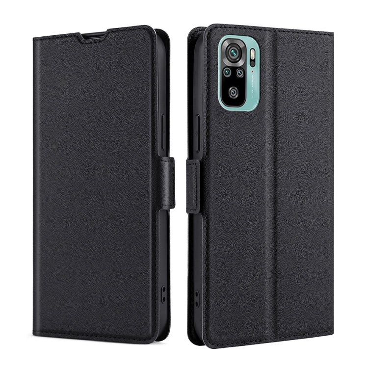 Custodia per telefono in pelle flip orizzontale con fibbia laterale ultrasottile, For Xiaomi Redmi Note 11 SE India / Poco M5S 4G
