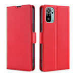 Custodia per telefono in pelle flip orizzontale con fibbia laterale ultrasottile, For Xiaomi Redmi Note 11 SE India / Poco M5S 4G