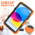 Custodia rigida per tablet PC in silicone robusto con supporto, For iPad 10th Gen 10.9 2022