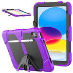 Custodia rigida per tablet PC in silicone robusto con supporto, For iPad 10th Gen 10.9 2022