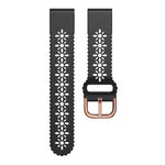 Cinturino per orologio in silicone con pizzo a sgancio rapido, For Garmin Fenix 7S / 6S / 5S