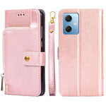 Custodia per cellulare in pelle con cerniera, For Motorola Moto G72 4G, For vivo V25 Pro 5G, For Xiaomi Redmi Note 12 China, For Xiaomi Redmi Note 12 Pro 5G China, For Xiaomi Redmi Note 12 Pro+ China, For Xiaomi Redmi A1+ 4G