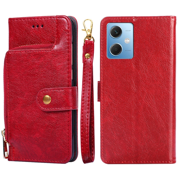 Custodia per cellulare in pelle con cerniera, For Motorola Moto G72 4G, For vivo V25 Pro 5G, For Xiaomi Redmi Note 12 China, For Xiaomi Redmi Note 12 Pro 5G China, For Xiaomi Redmi Note 12 Pro+ China, For Xiaomi Redmi A1+ 4G