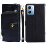Custodia per cellulare in pelle con cerniera, For Motorola Moto G72 4G, For vivo V25 Pro 5G, For Xiaomi Redmi Note 12 China, For Xiaomi Redmi Note 12 Pro 5G China, For Xiaomi Redmi Note 12 Pro+ China, For Xiaomi Redmi A1+ 4G