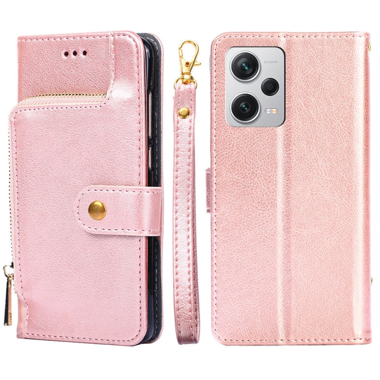 Custodia per cellulare in pelle con cerniera, For Motorola Moto G72 4G, For vivo V25 Pro 5G, For Xiaomi Redmi Note 12 China, For Xiaomi Redmi Note 12 Pro 5G China, For Xiaomi Redmi Note 12 Pro+ China, For Xiaomi Redmi A1+ 4G