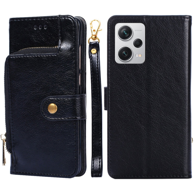 Custodia per cellulare in pelle con cerniera, For Motorola Moto G72 4G, For vivo V25 Pro 5G, For Xiaomi Redmi Note 12 China, For Xiaomi Redmi Note 12 Pro 5G China, For Xiaomi Redmi Note 12 Pro+ China, For Xiaomi Redmi A1+ 4G