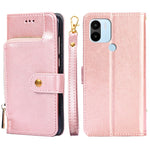 Custodia per cellulare in pelle con cerniera, For Motorola Moto G72 4G, For vivo V25 Pro 5G, For Xiaomi Redmi Note 12 China, For Xiaomi Redmi Note 12 Pro 5G China, For Xiaomi Redmi Note 12 Pro+ China, For Xiaomi Redmi A1+ 4G
