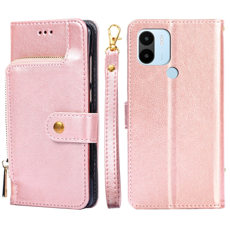 Custodia per cellulare in pelle con cerniera, For Motorola Moto G72 4G, For vivo V25 Pro 5G, For Xiaomi Redmi Note 12 China, For Xiaomi Redmi Note 12 Pro 5G China, For Xiaomi Redmi Note 12 Pro+ China, For Xiaomi Redmi A1+ 4G