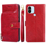 Custodia per cellulare in pelle con cerniera, For Motorola Moto G72 4G, For vivo V25 Pro 5G, For Xiaomi Redmi Note 12 China, For Xiaomi Redmi Note 12 Pro 5G China, For Xiaomi Redmi Note 12 Pro+ China, For Xiaomi Redmi A1+ 4G