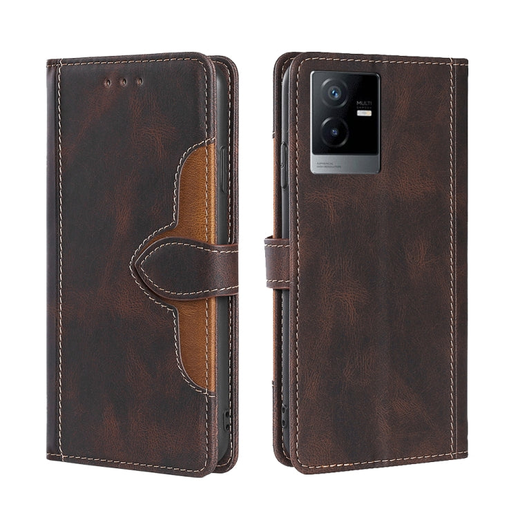 Custodia per telefono in pelle con fibbia magnetica Skin Feel, For vivo iQOO Neo7, For Realme 9i 5G Global/10 5G, For vivo T2x 5G/Y73t/iQOO Z6x, For Huawei nova Y61, For Honor Play 40 Plus, For Nokia C31