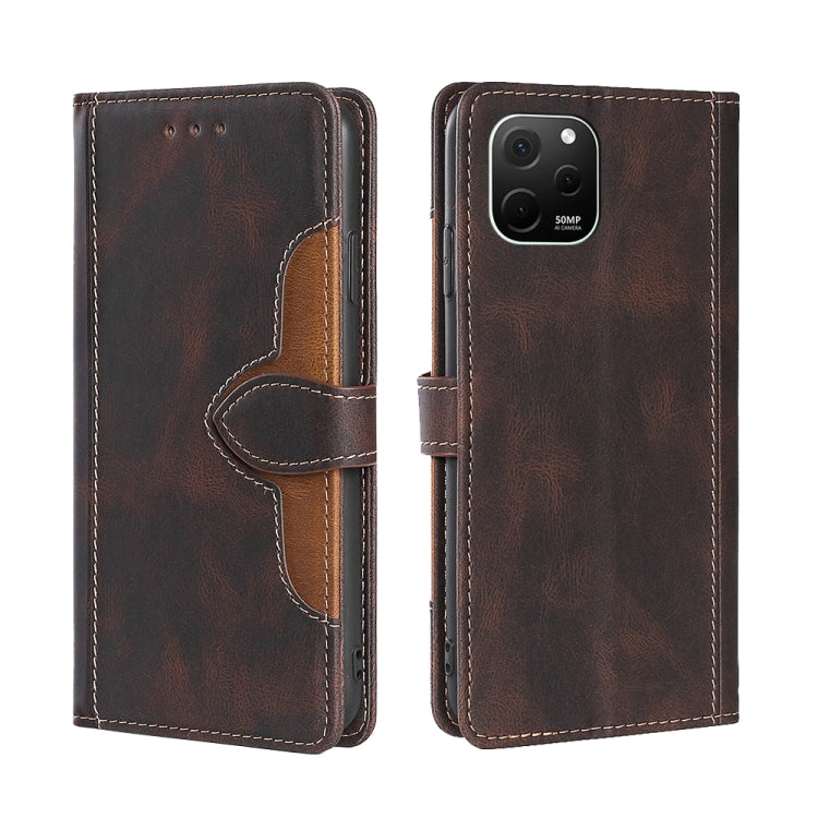 Custodia per telefono in pelle con fibbia magnetica Skin Feel, For vivo iQOO Neo7, For Realme 9i 5G Global/10 5G, For vivo T2x 5G/Y73t/iQOO Z6x, For Huawei nova Y61, For Honor Play 40 Plus, For Nokia C31