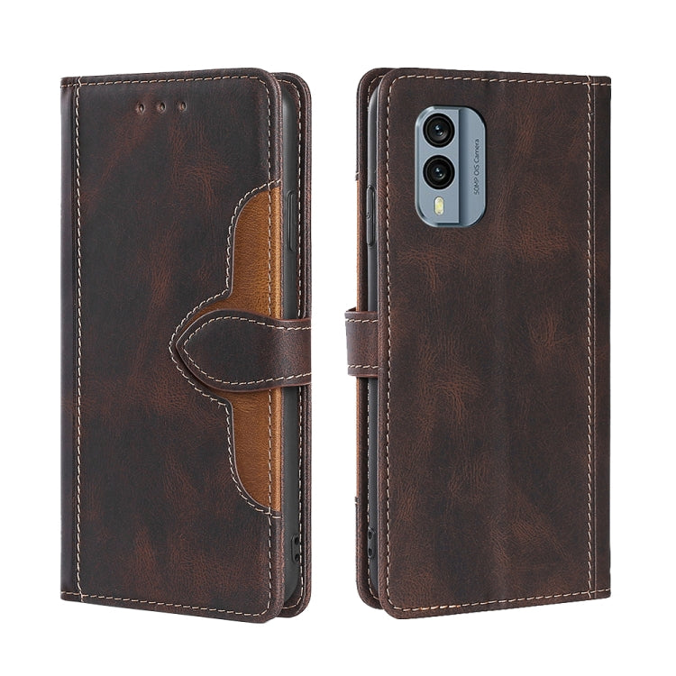 Custodia per telefono in pelle con fibbia magnetica Skin Feel, For Nokia X30 5G