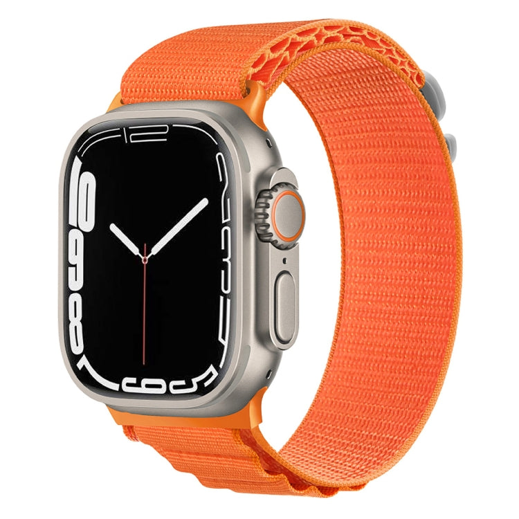 Cinturino per orologio in nylon con fibbia argento, For Apple Watch Ultra 49mm / Series 8&7 45mm / SE 2&6&SE&5&4 44mm, For Apple Watch Series 8&7 41mm / SE 2&6&SE&5&4 40mm / 3&2&1 38mm