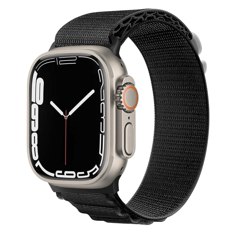 Cinturino per orologio in nylon con fibbia argento, For Apple Watch Ultra 49mm / Series 8&7 45mm / SE 2&6&SE&5&4 44mm, For Apple Watch Series 8&7 41mm / SE 2&6&SE&5&4 40mm / 3&2&1 38mm