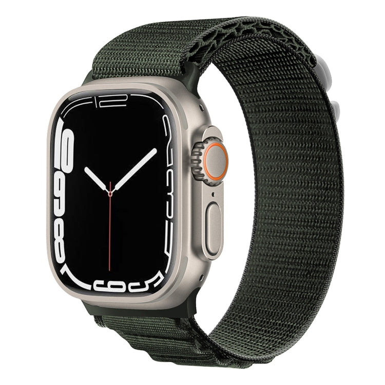 Cinturino per orologio in nylon con fibbia argento, For Apple Watch Ultra 49mm / Series 8&7 45mm / SE 2&6&SE&5&4 44mm, For Apple Watch Series 8&7 41mm / SE 2&6&SE&5&4 40mm / 3&2&1 38mm