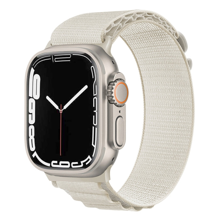Cinturino per orologio in nylon con fibbia argento, For Apple Watch Ultra 49mm / Series 8&7 45mm / SE 2&6&SE&5&4 44mm, For Apple Watch Series 8&7 41mm / SE 2&6&SE&5&4 40mm / 3&2&1 38mm