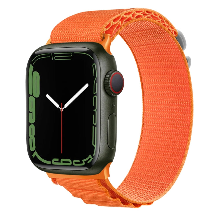 Cinturino per orologio in nylon con fibbia argento, For Apple Watch Ultra 49mm / Series 8&7 45mm / SE 2&6&SE&5&4 44mm, For Apple Watch Series 8&7 41mm / SE 2&6&SE&5&4 40mm / 3&2&1 38mm