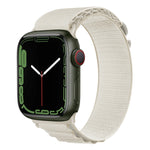 Cinturino per orologio in nylon con fibbia argento, For Apple Watch Ultra 49mm / Series 8&7 45mm / SE 2&6&SE&5&4 44mm, For Apple Watch Series 8&7 41mm / SE 2&6&SE&5&4 40mm / 3&2&1 38mm