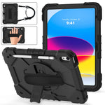 Custodia protettiva in silicone antiurto per robot a colori a contrasto + custodia protettiva per tablet PC, For iPad 10th Gen 10.9 2022