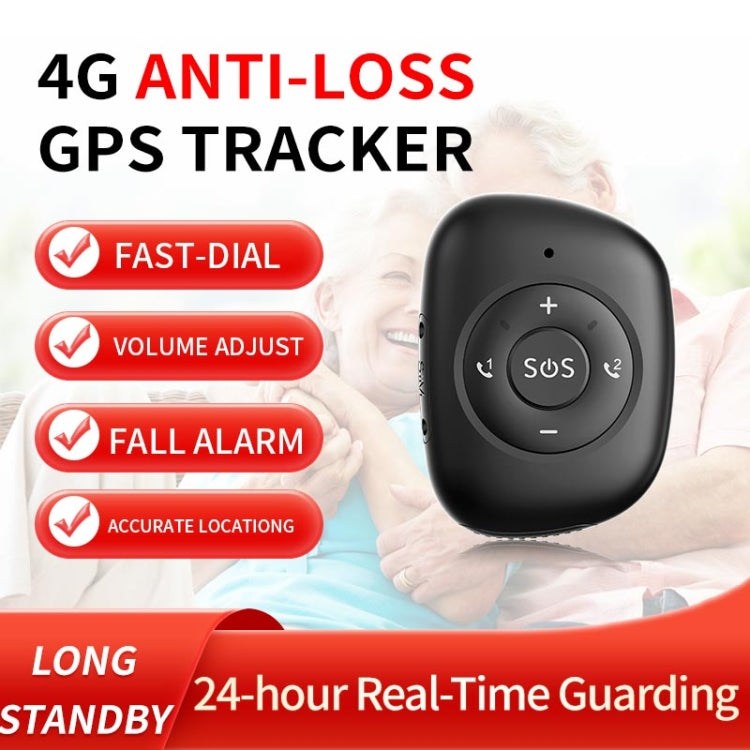 RF-V50 IP67 Impermeabile 4G LTE 3G 2G GSM Anziani Pulsante SOS Allarme di emergenza GPS Tracker, RF-V50 (Black), RF-V50 (Red)
