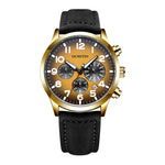 Orologio da uomo al quarzo luminoso impermeabile in pelle moda Ochstin 6042C