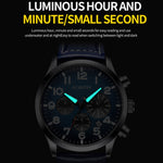 Orologio da uomo al quarzo luminoso impermeabile in pelle moda Ochstin 6042C