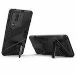 Punk Armor 2 in 1 PC + custodia per telefono in TPU con supporto invisibile, For vivo iQOO Neo7, For Xiaomi Redmi Note 12 China / Note 12 5G India, For Xiaomi Redmi Note 12 Pro 5G China / Note 12 Pro 5G Speed
