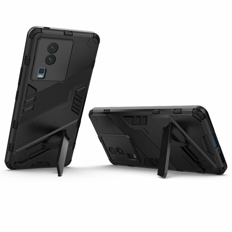 Punk Armor 2 in 1 PC + custodia per telefono in TPU con supporto invisibile, For vivo iQOO Neo7, For Xiaomi Redmi Note 12 China / Note 12 5G India, For Xiaomi Redmi Note 12 Pro 5G China / Note 12 Pro 5G Speed