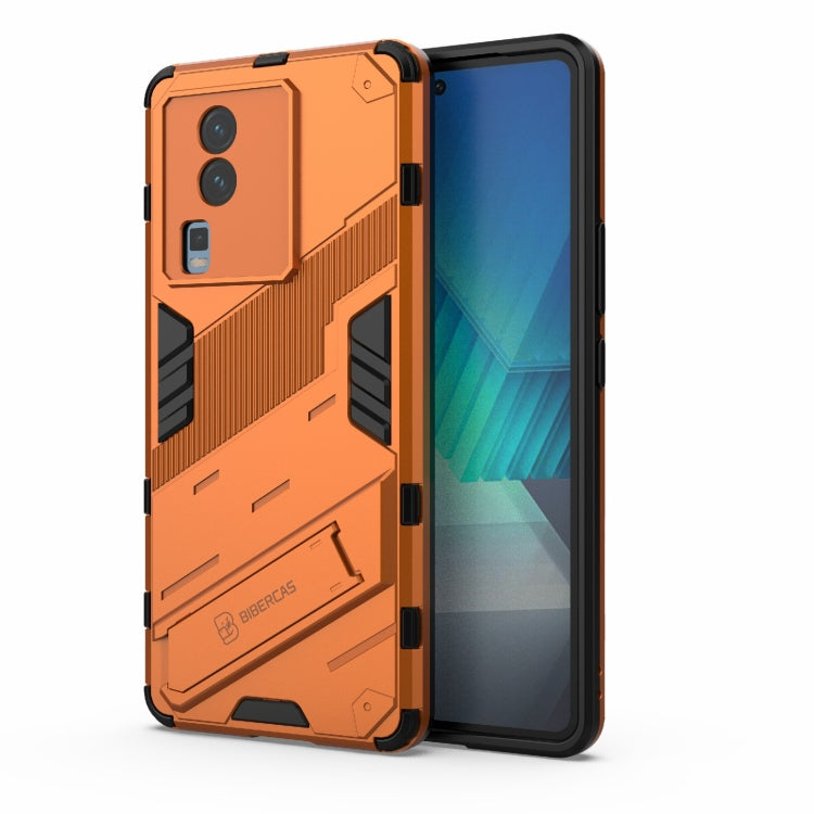 Punk Armor 2 in 1 PC + custodia per telefono in TPU con supporto invisibile, For vivo iQOO Neo7, For Xiaomi Redmi Note 12 China / Note 12 5G India, For Xiaomi Redmi Note 12 Pro 5G China / Note 12 Pro 5G Speed