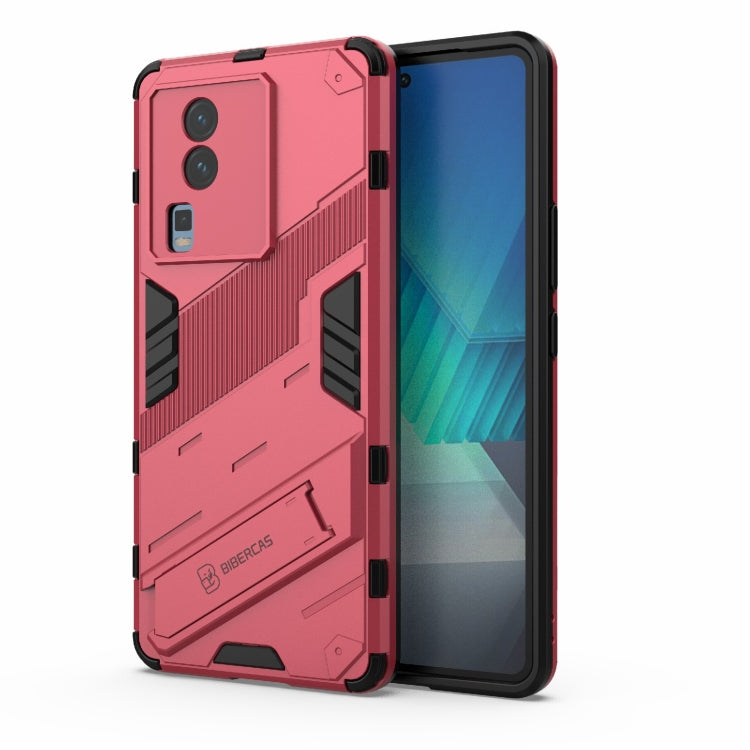 Punk Armor 2 in 1 PC + custodia per telefono in TPU con supporto invisibile, For vivo iQOO Neo7, For Xiaomi Redmi Note 12 China / Note 12 5G India, For Xiaomi Redmi Note 12 Pro 5G China / Note 12 Pro 5G Speed