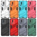 Punk Armor 2 in 1 PC + custodia per telefono in TPU con supporto invisibile, For vivo iQOO Neo7, For Xiaomi Redmi Note 12 China / Note 12 5G India, For Xiaomi Redmi Note 12 Pro 5G China / Note 12 Pro 5G Speed