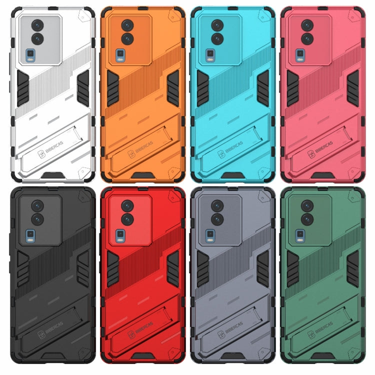Punk Armor 2 in 1 PC + custodia per telefono in TPU con supporto invisibile, For vivo iQOO Neo7, For Xiaomi Redmi Note 12 China / Note 12 5G India, For Xiaomi Redmi Note 12 Pro 5G China / Note 12 Pro 5G Speed