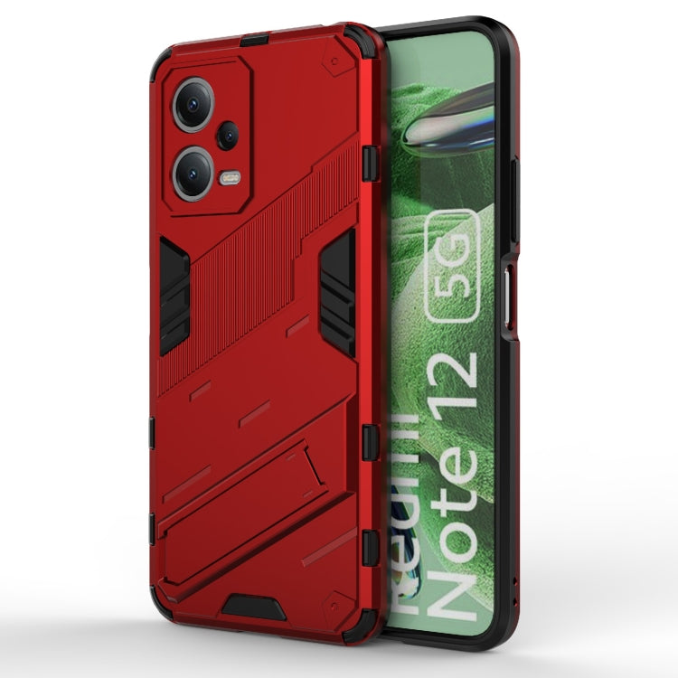 Punk Armor 2 in 1 PC + custodia per telefono in TPU con supporto invisibile, For vivo iQOO Neo7, For Xiaomi Redmi Note 12 China / Note 12 5G India, For Xiaomi Redmi Note 12 Pro 5G China / Note 12 Pro 5G Speed